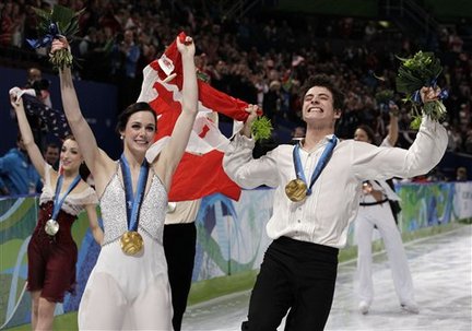 Tessa Virtue and Scott Moir